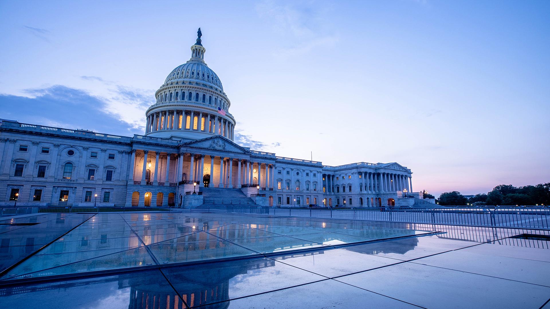 US Capitol Building in Washington DC - stock photo