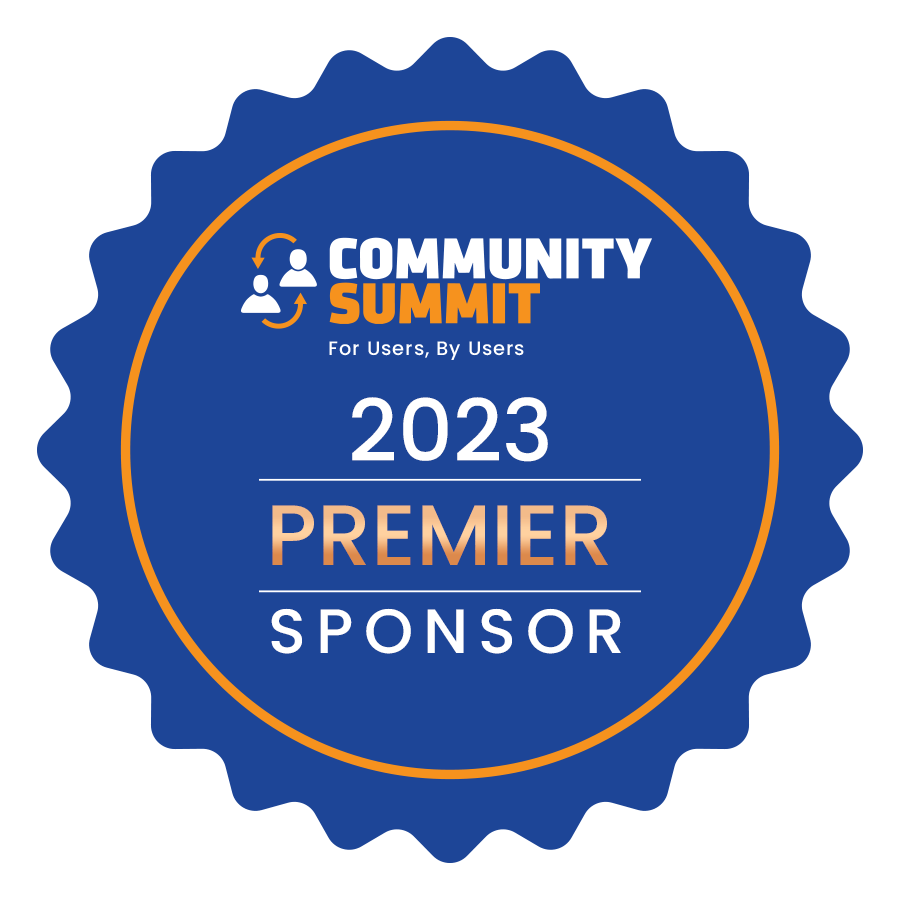Premiere Sponsor Community Summit North America