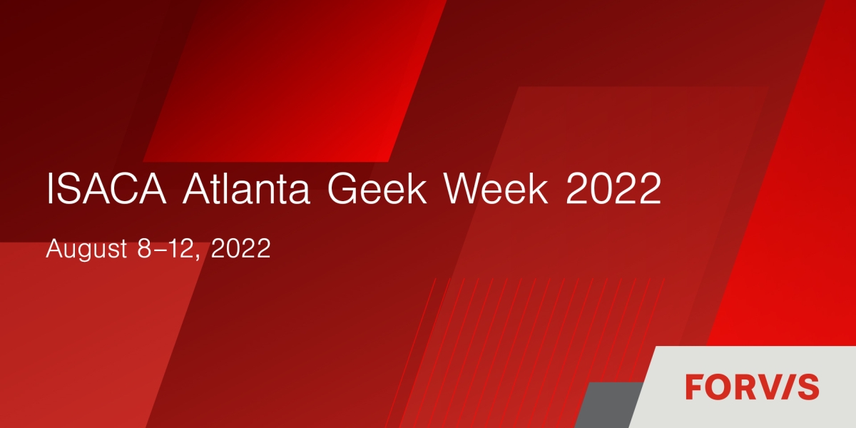 ISACA Atlanta Geek Week 2022