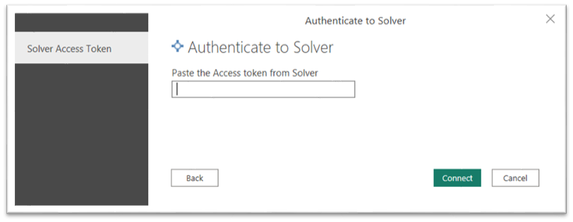 Authenticate to Solver