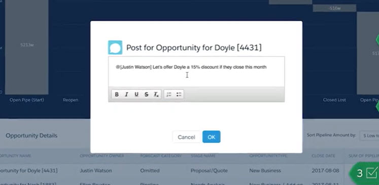 Salesforce Sales Analytics Post for Opportunity