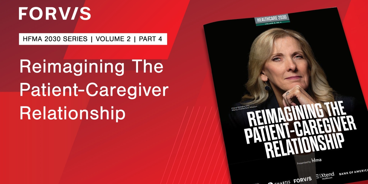 Graphic of Mercy CFO Cheryl Matejka on Reimagining The Patient-Caregiver Relationship
